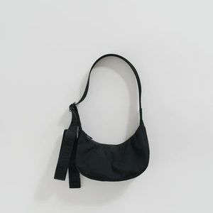 Mini Crescent Bag in Black